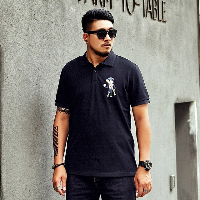 plus size polo shirts