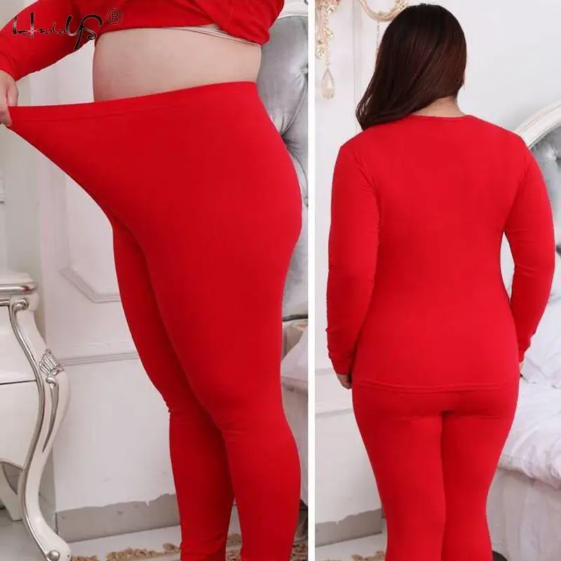 Plus Size M-5XL Warm Thermal Underwear Sets Sleepwear Ladies Intimates Shaped Sets Thermal Shaping Clothes thermal underwear sets