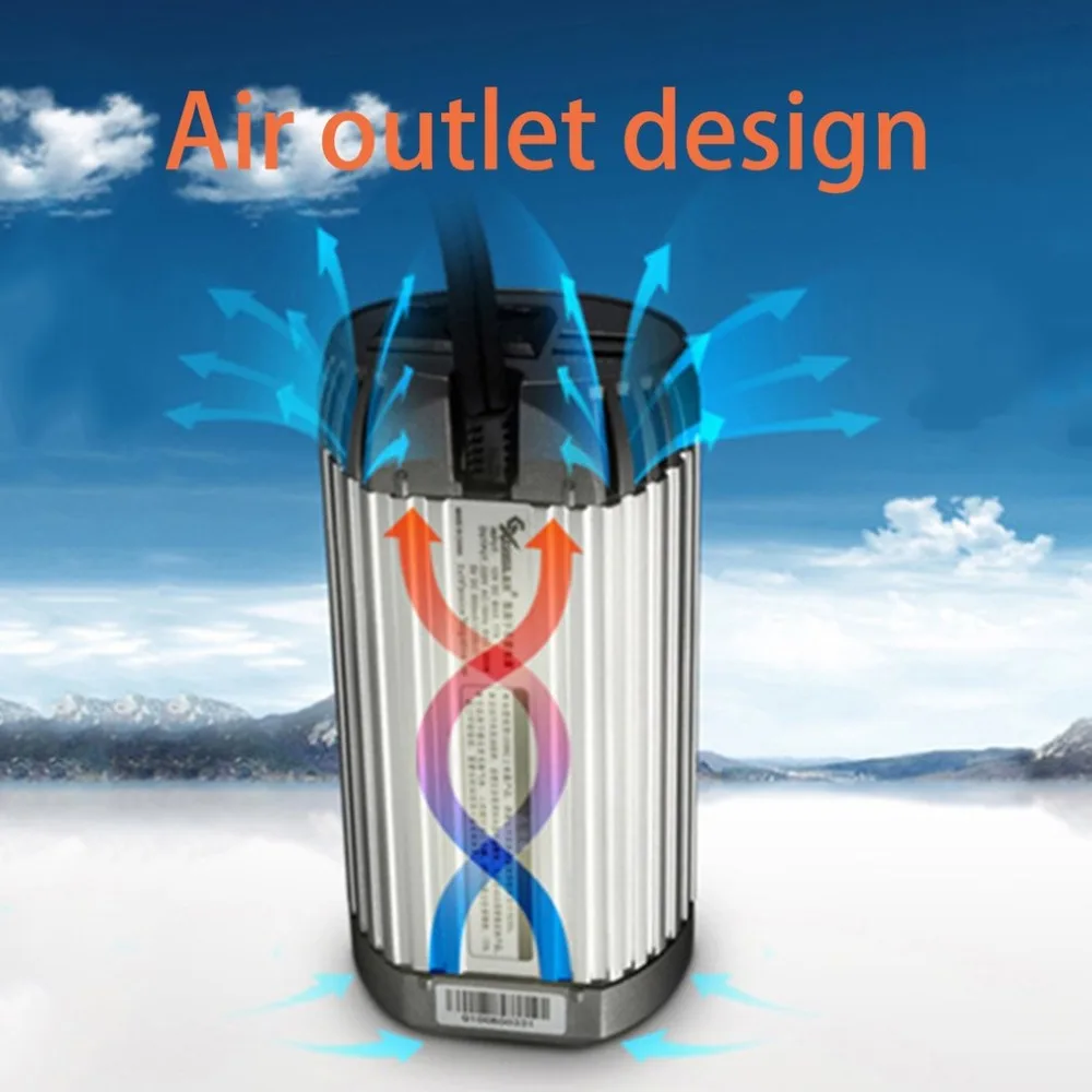 XP анион автомобильный источник питания 12V до 220V инвертор с двумя портами usb to-200