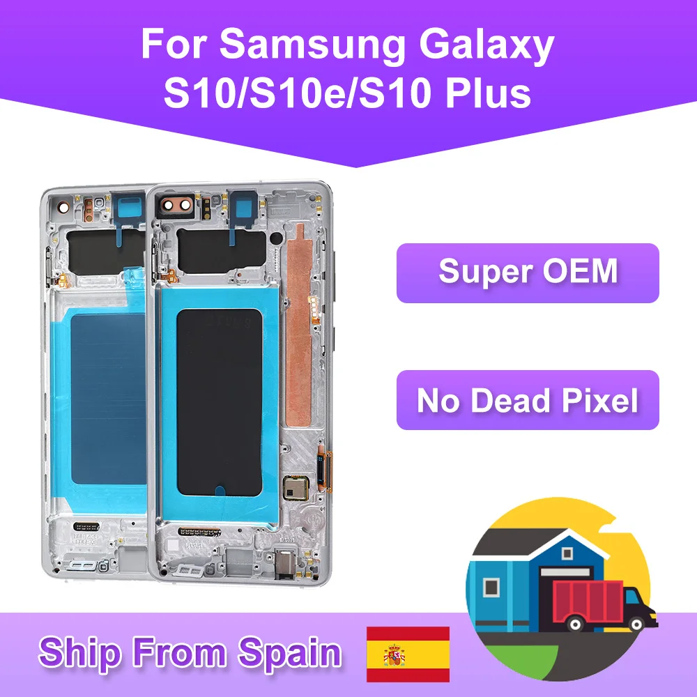 OEM дисплей для Samsung Galaxy S8 Plus S9Plus S10 S10e 10Plus сенсорный экран дигитайзер в сборе с