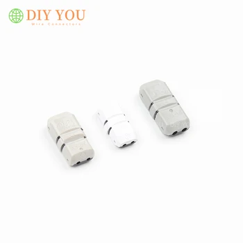 

JOWX DI-1/2/3 Wire Connectors 2 Way Joint 23~20/19~18AWG 0.3~0.5/0.75mm2 LED Light Cable Wire Connectors Splice Crimp Terminals