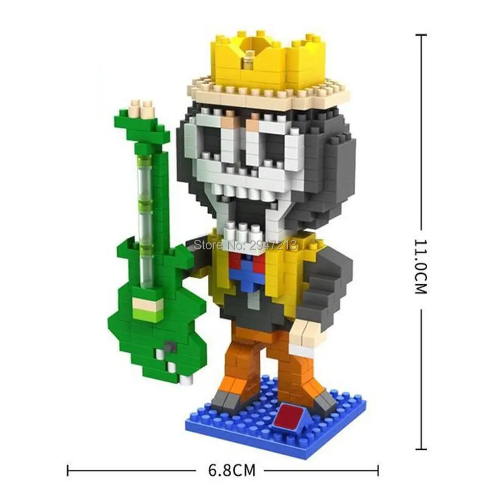 Skup Gorące LegoINGlys twórcy klasyczne jednoczęściowe D Luffy Zoro Usopp Sanji Chopper Franky Brook figurki mini Micro diamentowe klocki zabawki