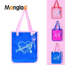 ПВХ Желе Лазерная Пляжная Сумка водонепроницаемая сумка для женщин Прозрачный Женский шоппер сумки на плечо для девочек Повседневная Большая Дорожная сумка