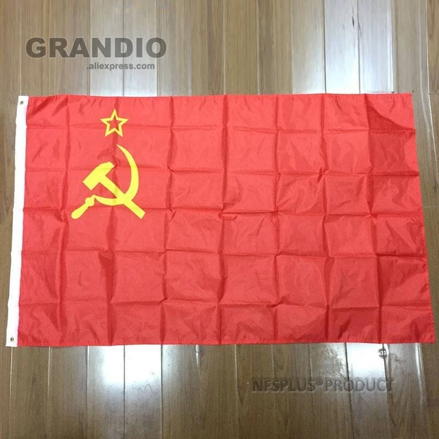 russische UDSSR Fahne Russland Flagge rote USSR flag Fahnen 90x150 Soviet  Sowjet