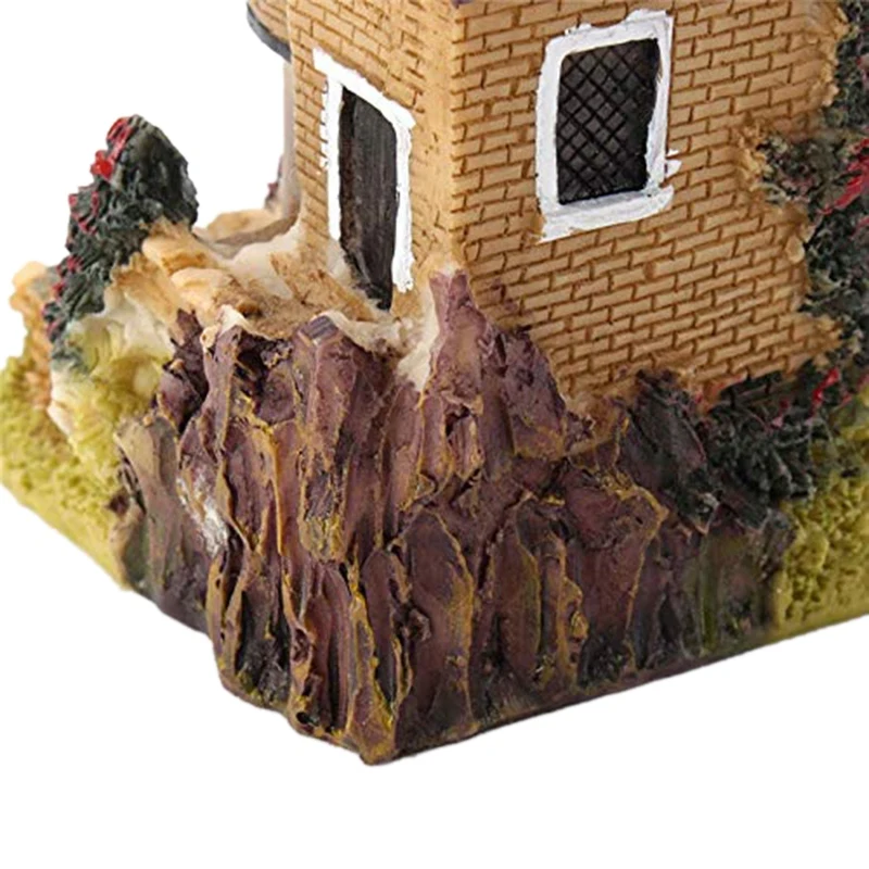 Resin Fairy Garden House Miniature Home Garden Decoration 4 Styles