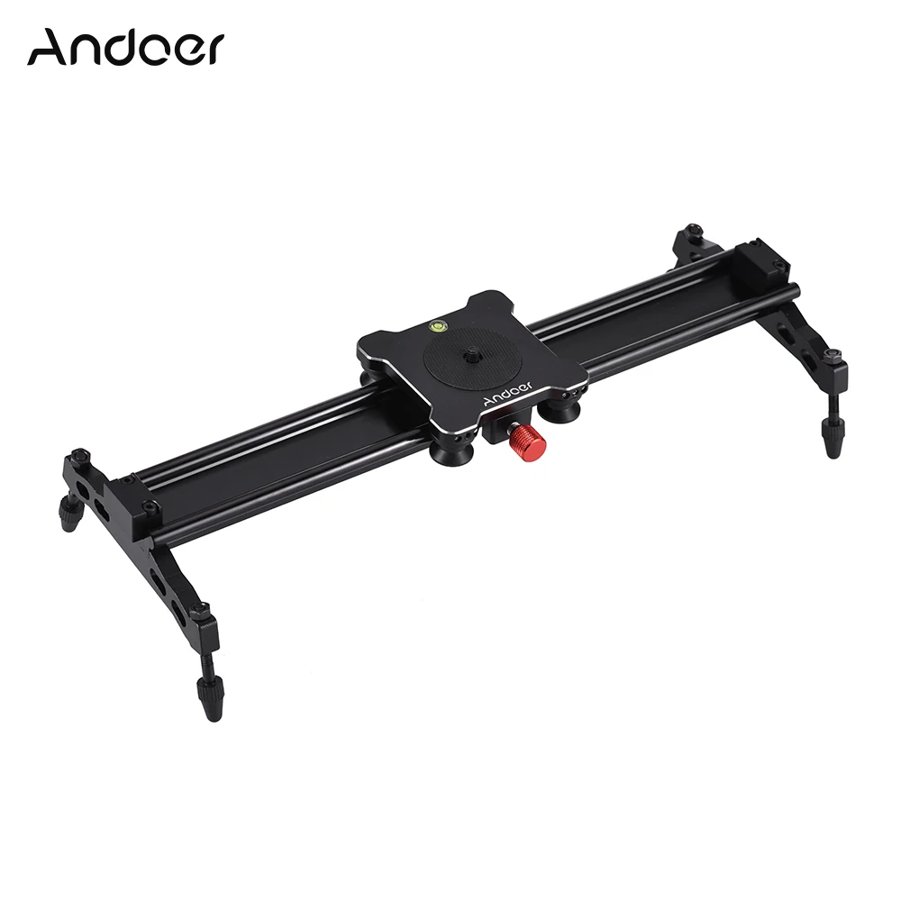 

Andoer 40cm/15.7" Bearing Type Camera Track Dolly Slider Stabilizer Rail System for Nikon Canon Sony DSLR Camera DV Film Making
