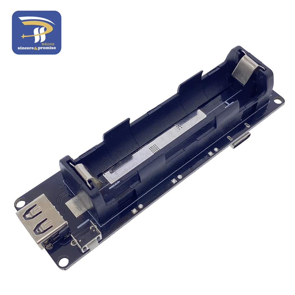0 Battery Expansion Shield V3 Micro-USB-Anschluss,unterstützt Micro 5 V/2 A 3 V/1 A Ausgang V3 Batterieschutz mit Kabel, Kompatibel für Arduino, Raspberry Pi, Wemos