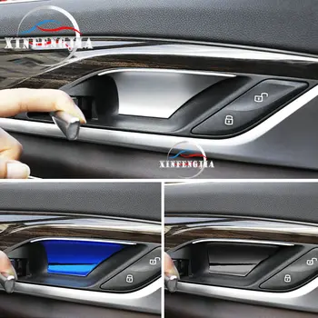 

For BMW 5 Series 6GT G32 G30 17-19 Steel Interior Door Handles Bowl Cover Trim