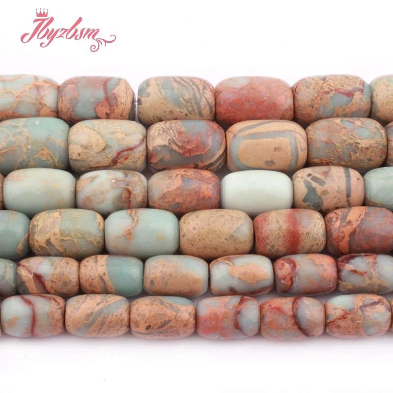 8x12,10x14,12x16mm Multicolor Column Shoushan Beads Loose Natural Stone Beads For DIY Necklace Bracelets Jewelry Making 15