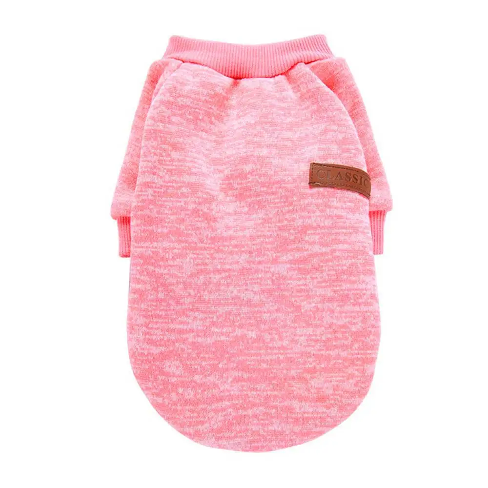 XS-L пальто для щенка куртка для собаки джемпер для собаки подарки для питомца свитер для собаки вязаный свитер Трикотажный костюм для кошки Удобная классическая мода