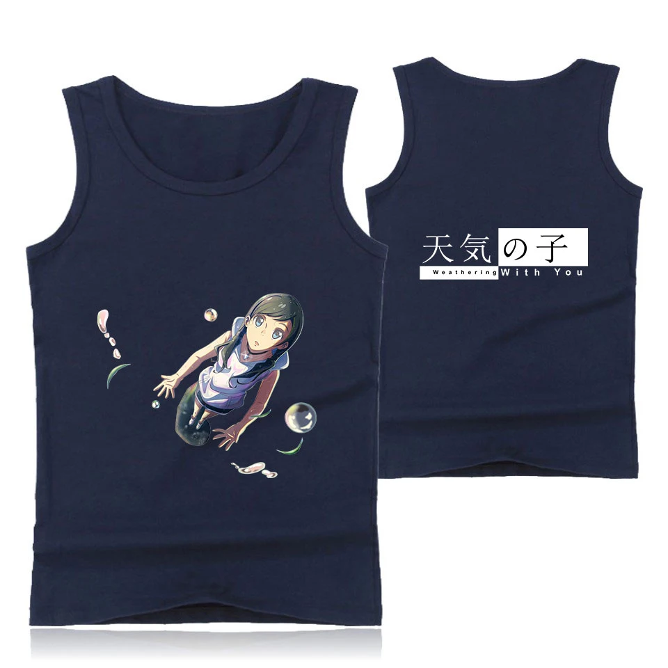 Son of the weather Anime print Tank Top Camisole Sleeveless Vest Shirt Son of the weather Anime print Tank Top Camisole Sleeveless Vest Shirt