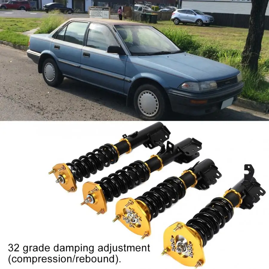 Suuonee автомобильный амортизатор Coilover регулятор для подтяжки Toyota Corolla E90 E100