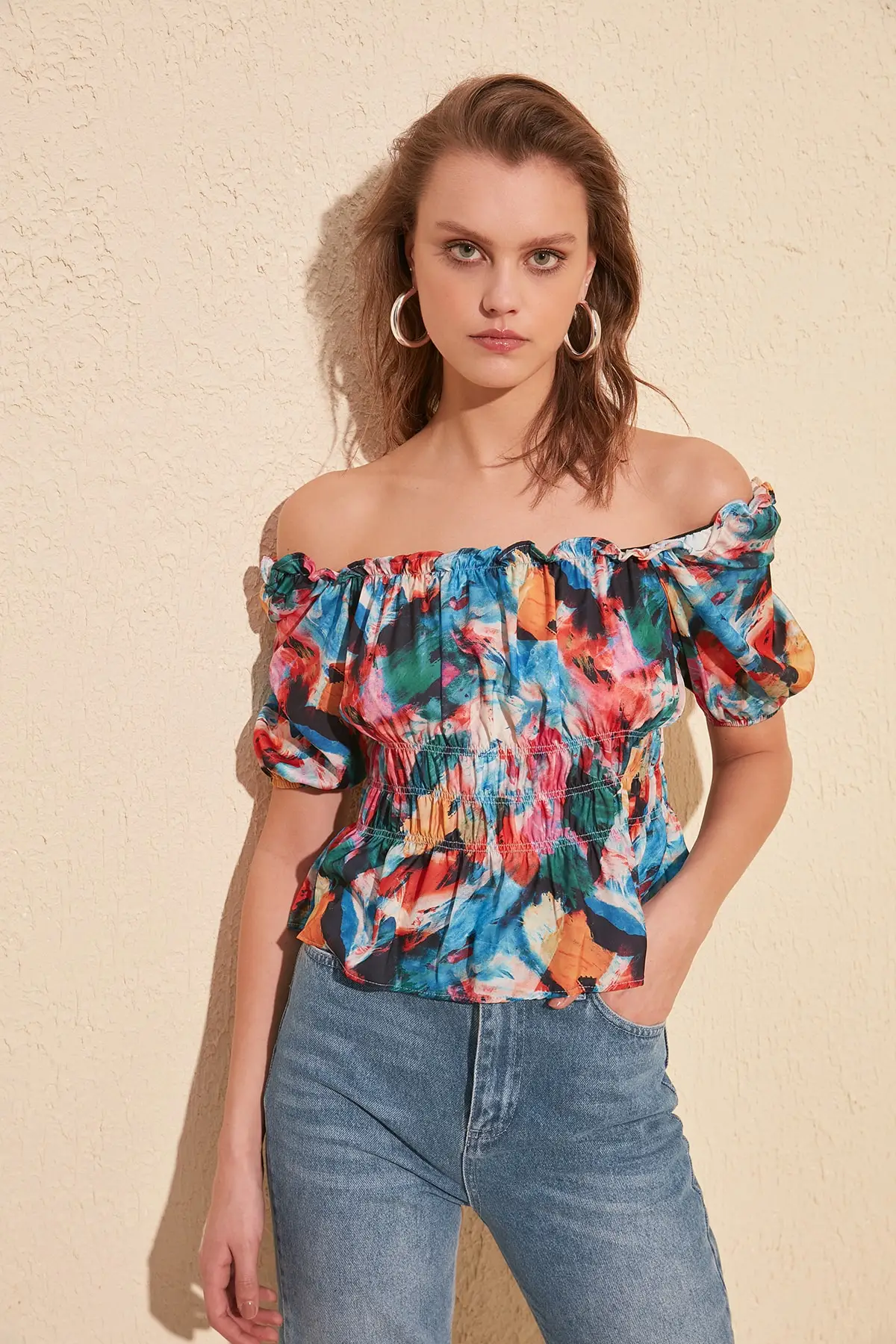 Trendyol Shir детальный Bluz TWOSS20BZ0709 |