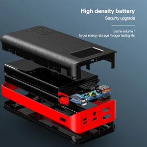 Image 3 - 20000mAh Power Bank Dual USB Powerbank With LED Display Portable Poverbank External Battery For Xiaomi Mi9 iPhone Samsung Huawei
