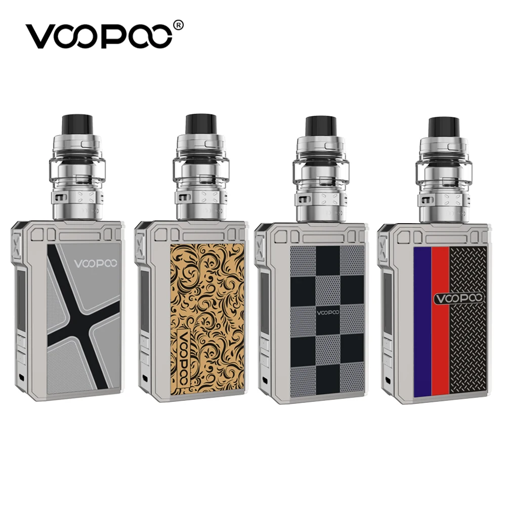 Оригинальный VOOPOO Alpha Zip Mod 180 Вт Vape Kit 4 мл Maat Tank атомайзер 0 13/0.2ohm катушка