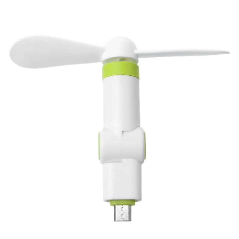 Вентилятор с поворотом на 180 градусов Micro USB для телефонов Samsung Xiaomi Huawei Android
