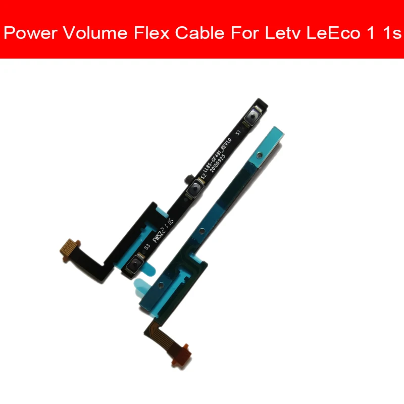 

Power & Volume Flex Cable For Letv 1 X600 X608 1S X500 X501 Power &Volume Switch Button Flex Ribbon Cable With Iron Frame