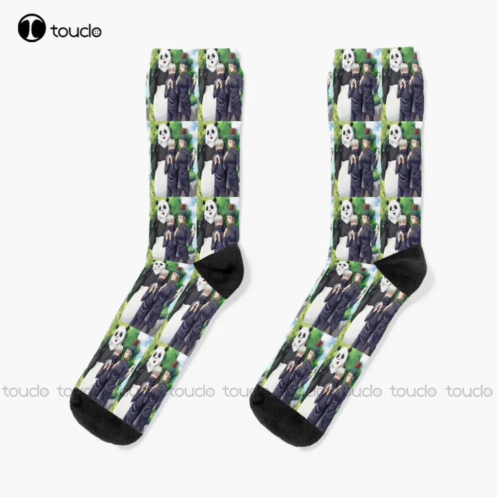 

Toge And His Trio Socks Black Socks Men Christmas New Year Thanksgiving Day Gift Unisex Adult Teen Youth Socks Custom Funny Sock