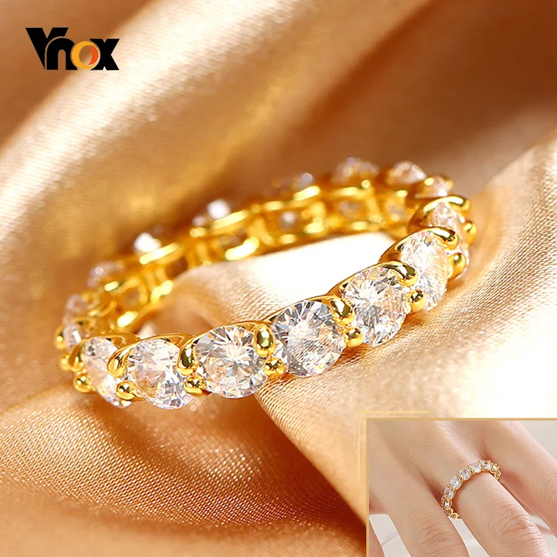 Vnox 2pcs Anillo De Compromiso De Matrimonio Gran Cz Piedra Vnox 2pcs Anillo De Compromiso De Matrimonio Gran Cz Piedra