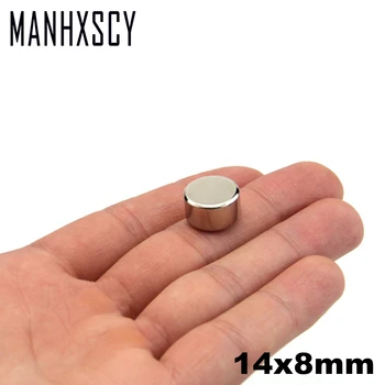 

20pcs Neodymium N35 Dia 14mm X 8mm Strong Magnets Tiny Disc NdFeB Rare Earth For Crafts Models Fridge Sticking magnet 14x8mm