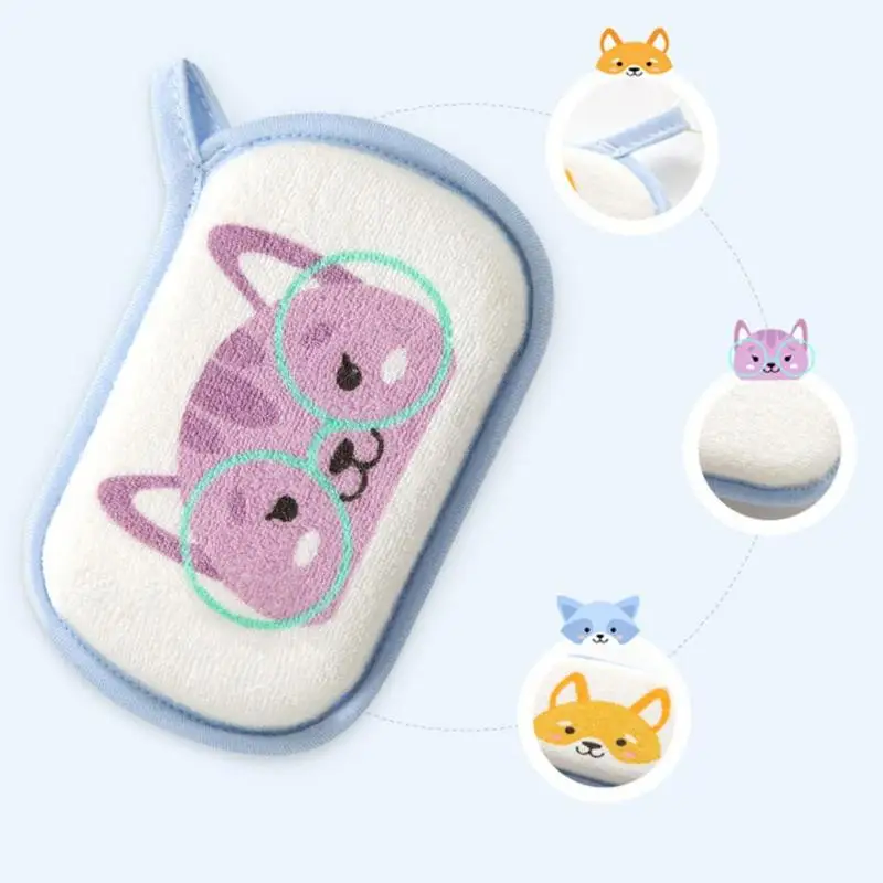 Банные щетки удобное мягкое полотенце для младенцев, Детские губка для Тела Полотенце для мытья тела аксессуары для душа