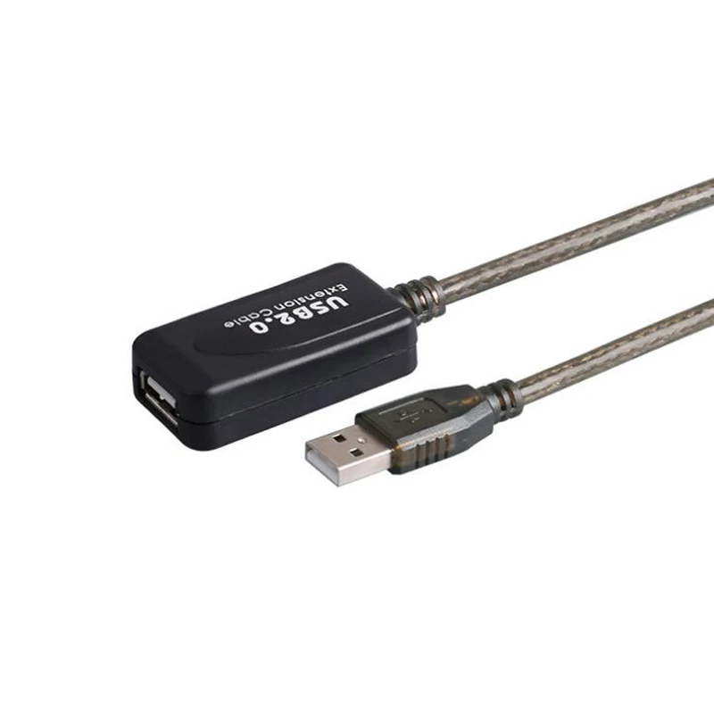 Активный Удлинительный Кабель USB 2 0 Шнур с усилителем IC A штекер гнездо 3 м