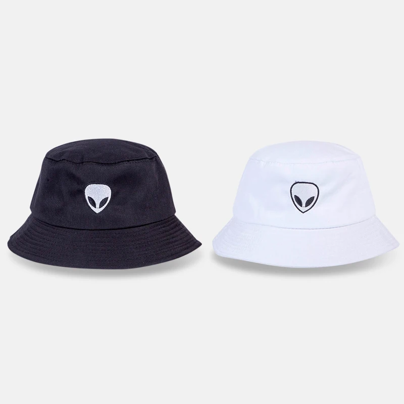 Fashion New Black White Solid Bucket Hat Unisex Hat Hip Hop Goros Men Ladies Summer Panama Hat Beach Sun Fishing bucket hat