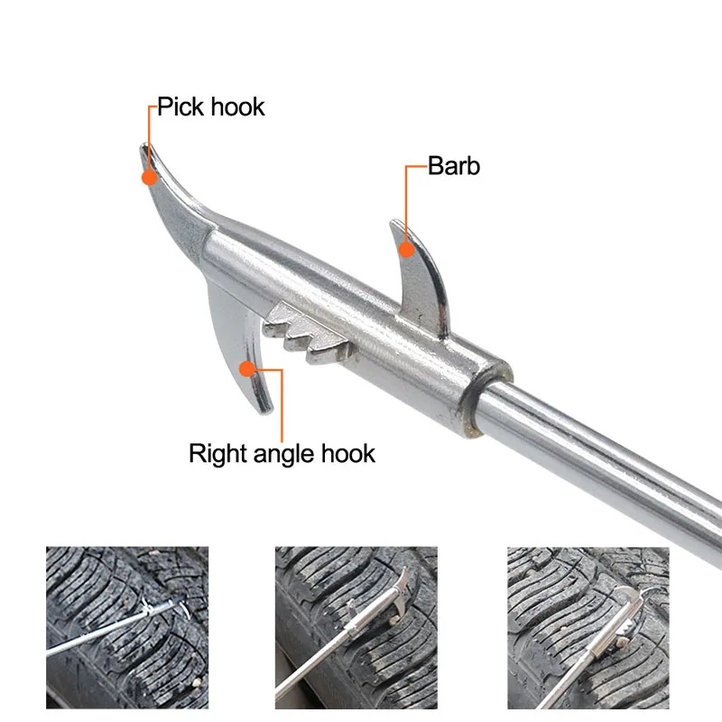 Новое поступление автомобиля очиститель шин паз сломанный прибор для удаления косточек Чистка шин крюк Чистка шин инструмент автомобиль-Стайлинг пикап крюк шины