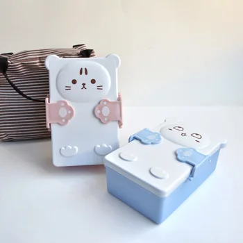 

Food Container Microwave Lunch Boxes Hug My Lunch Box School Bento Sushi Box Leak-Proof Kid Baby Fruit Snack Portable Container