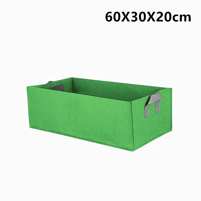 60x30x20cm Экологический растительный мешок плантатор для выращивания картофеля «сделай сам» нетканый материал томатный мешок-контейнер для посадки растений садовый цветочный горшок - Цвет: 60x30x20cm