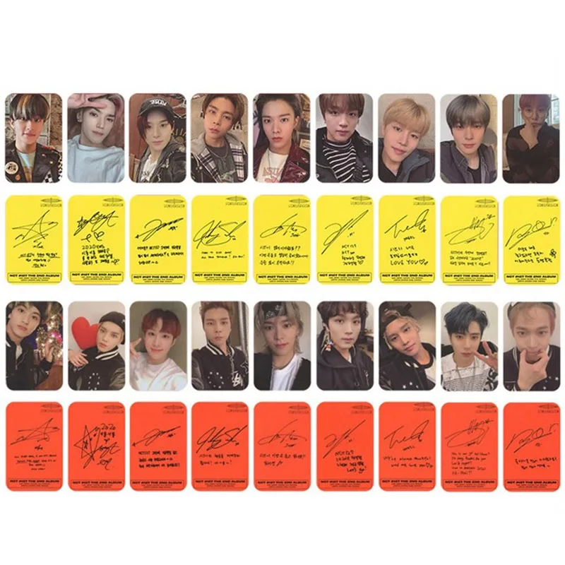 9 шт./компл. новый альбом KPOP NCT 127 NeoZone JaeHyun Mark Photo Card K POP самодельные бумажные карты