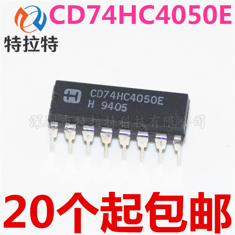 

10 шт./лот Cd74hc4050e 74hc4050 Dip-16 буфер и конвертер совершенно новые и оригинальные