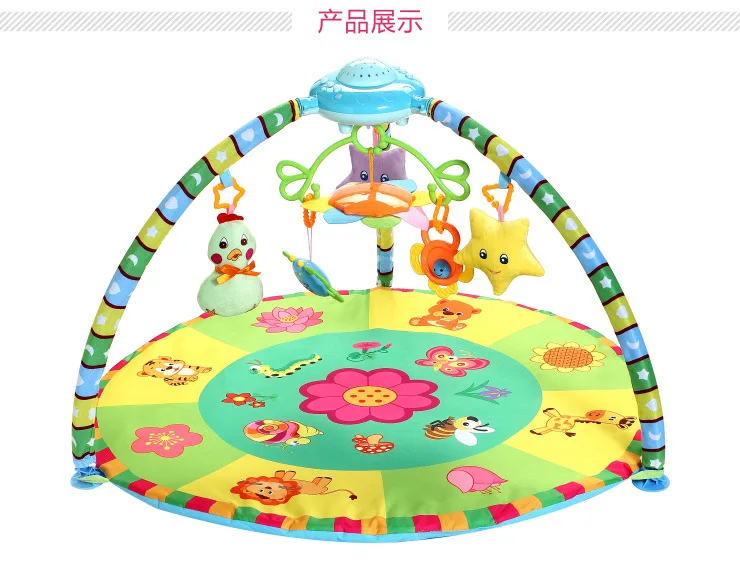 Xingmeng одеяло с лунным светом и музыкальными играми детское одеяло с проекцией звезд для игры одеяло для ползания