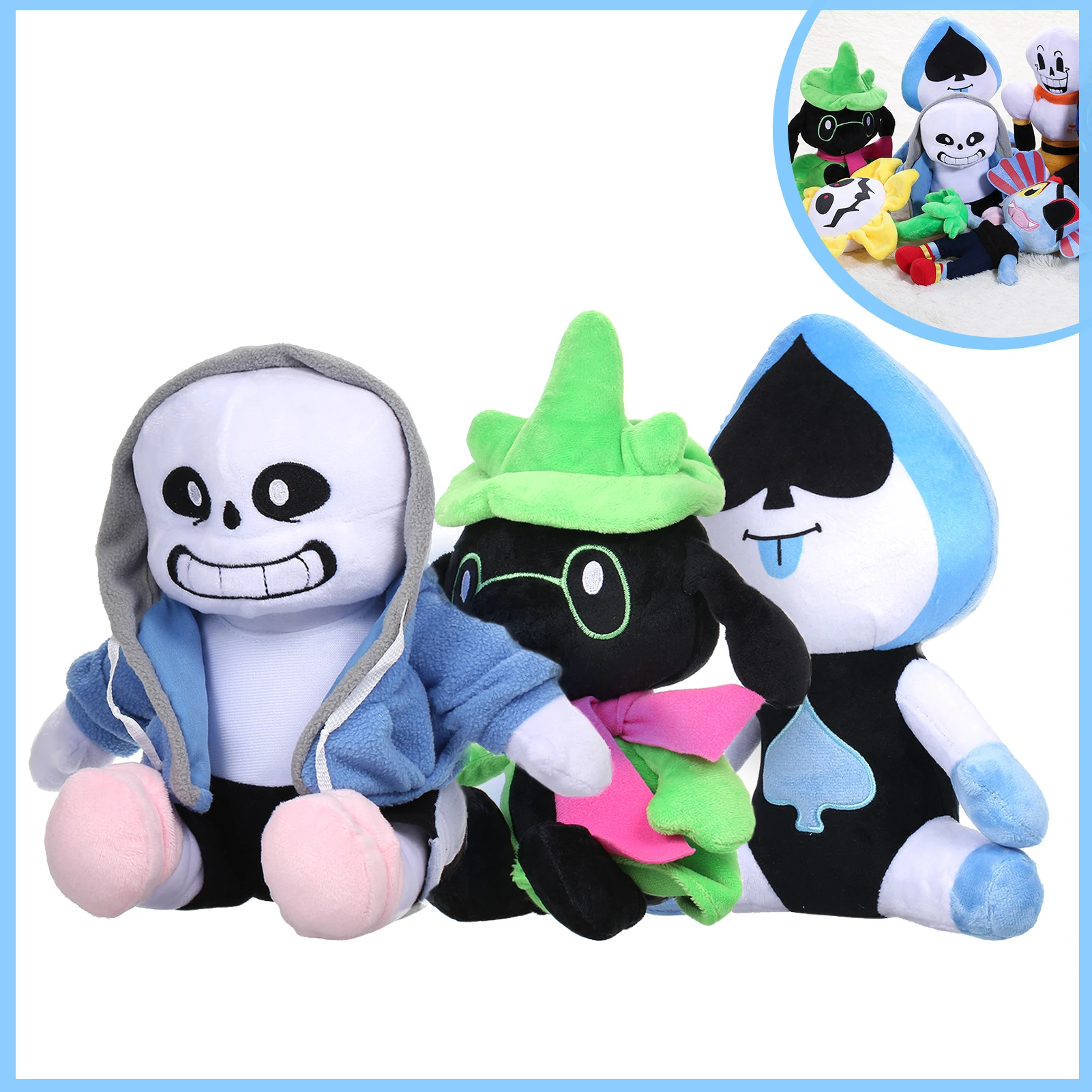 Мягкие плюшевые Undertale игрушки мягкие куклы из мультфильма рыбы сестра