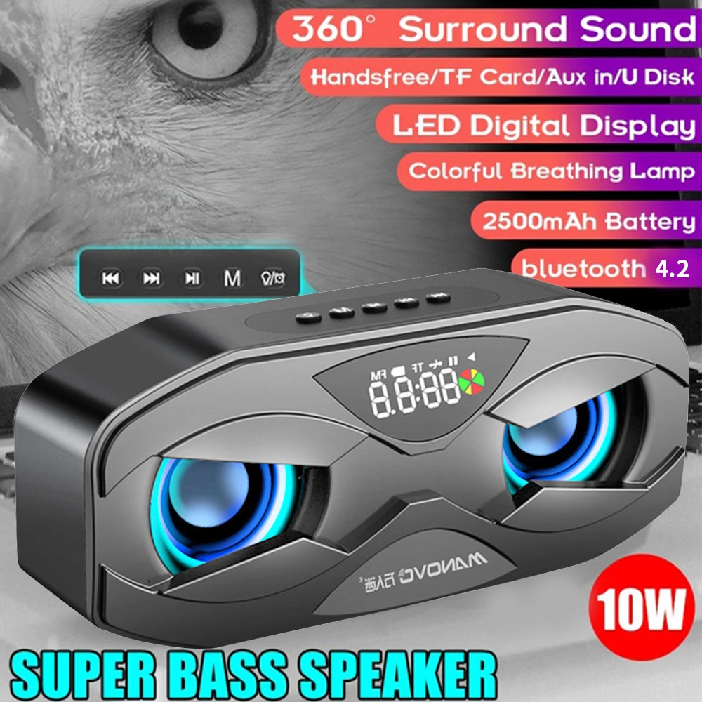 bluetooth speaker with led display
