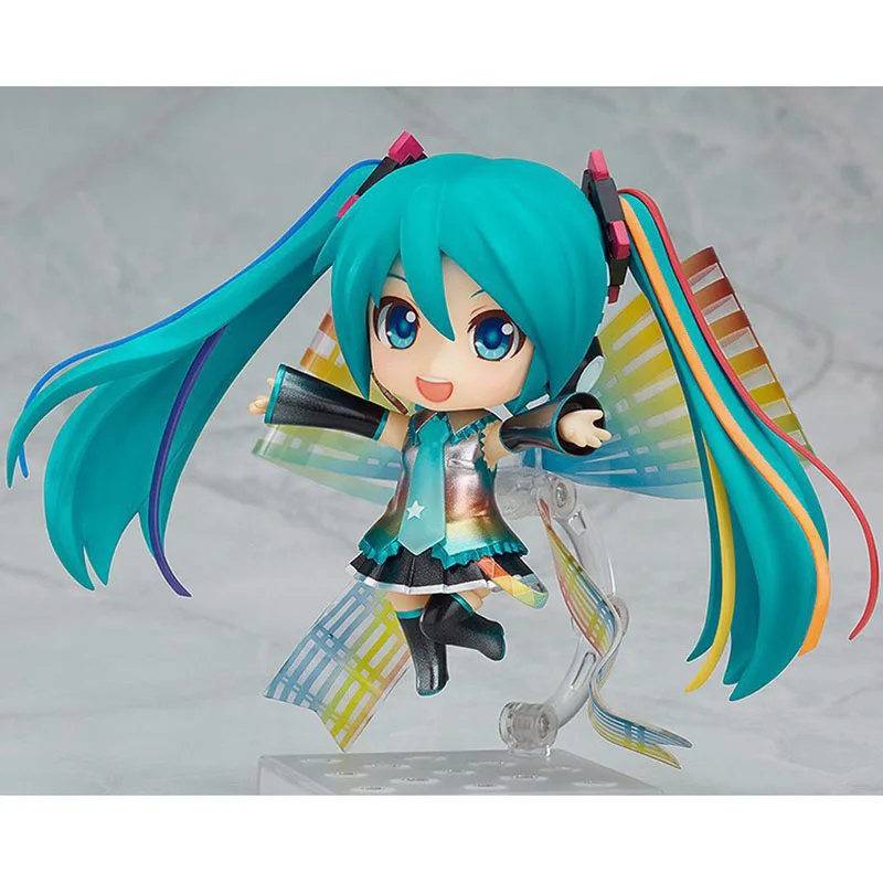 Фигурка героя аниме Hatsune 10 см игрушечная кукла с бантом подарки аккаунтом
