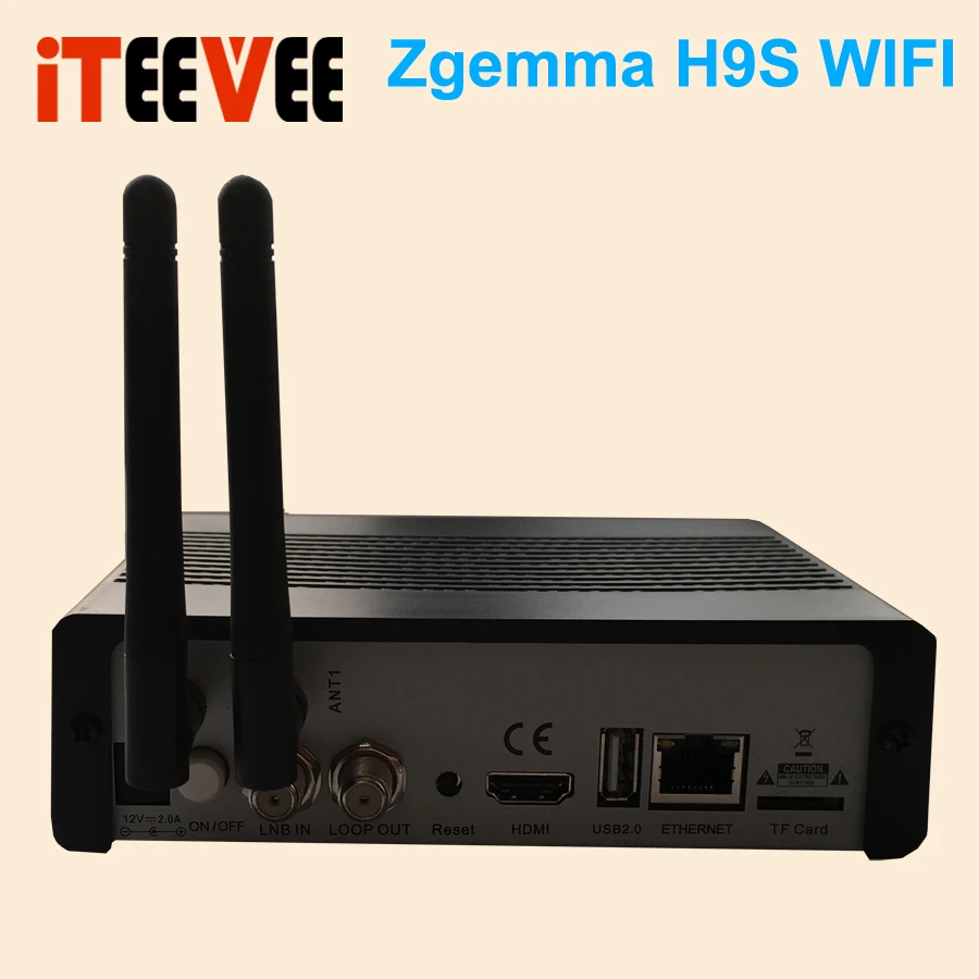 ZGEMMA H9S bulit in 300M WIFI DVB S2X мультипотоковый 4K UHD спутниковый ресивер с поддержкой