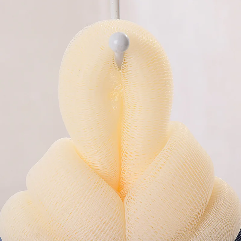 Бомбочки для ванны большого размера смешанные цвета Loofah напрямую от производителя продавая супер мягкие над размером d сетчатая губка для ванной