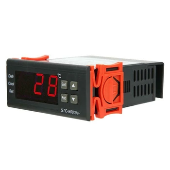 

STC-8080A 110-220V All-Purpose Temperature Controller Thermostat Aquarium Sensor