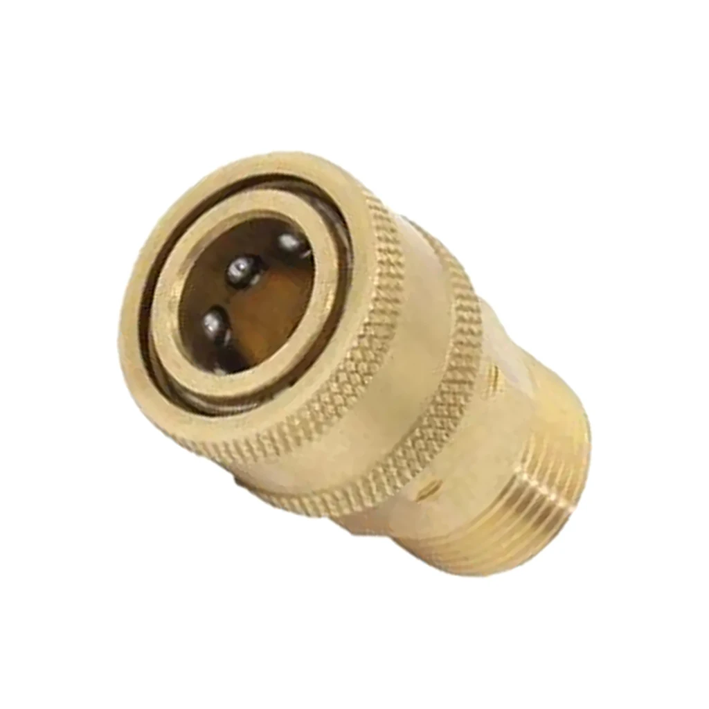 2pcs Set High Pressure Washer Quick Connect Adapters, M22 M14 to 1/4 Male