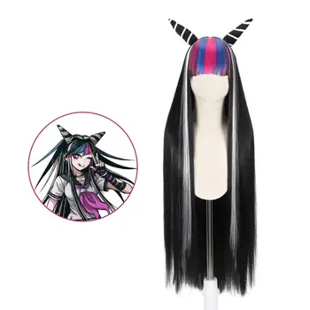 

AniLnc Anime Dangan Ronpa Mioda Ibuki Long Wig Women Cosplay Wigs+ One Cap