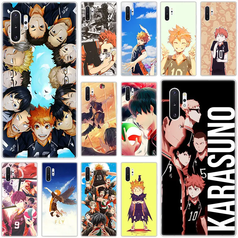 Haikyuu Hinata аниме волейбол чехол для Samsung Galaxy S10E S10 5G S9 S8 S7 Edge Note 10 Plus 9 A9 A8 A7 A6 2018 A5