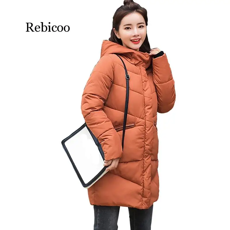 

Parka women 2019 Winter Jacket Women Coats Hooded Coats Female Parka Thick oversize Padded Lining Winter Female Coats