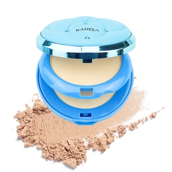 

KAQIYA 1007 Powder Cake Translucent Pressed Powder Oil Control Concealer Whitening Waterproof Lasting Makeup Face Cosmetics