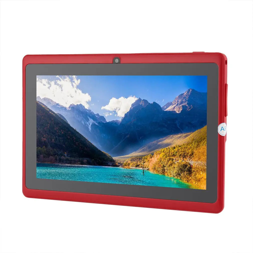  7 inch Children Tablets PC 512MB+4GB A33 Quad Core Dual Camera 1024*600 Android 4.4 Tablet PC With 