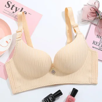 

Dark Perfume Spring And Summer New Sexy Lace Gathered Small Chest Ladies Underwear Without Steel Ring Beautiful Comfortable