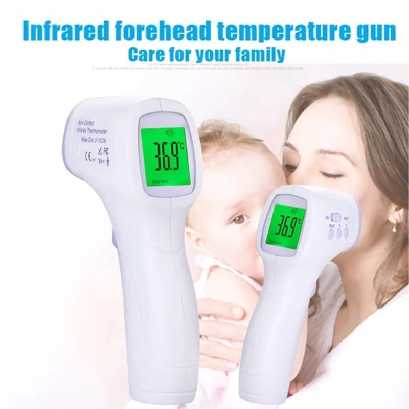 Digital Laser Lcd Display Non-contact Temperature Measurement Gun Meter Multi-purpose Infrared Forehead Thermometer | Дом и сад