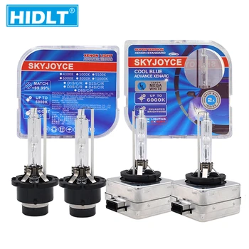 

HIDLT Original 55W HID Xenon D1S D2S D3S D4S Auto Lamps 35W 6000K 4300K 8000K 5000K Metal Car Light Xenon Headlight(Twin Pack)