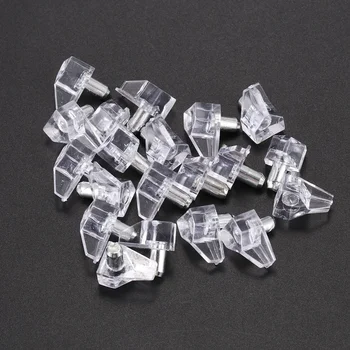 

New 5 mm Pin shelf support shelf studs strong support 20 pcs, Transparent