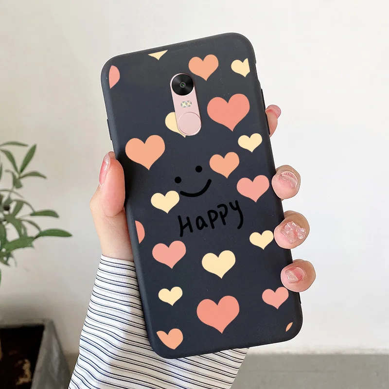 Matte Silicone Soft TPU Shell For Xiaomi Redmi Note 4 4x Note 5Pro Note 5A Cartoon Butterfly Shell For Redmi Note5a Phone Cover cell phone lanyard pouch Cases & Covers